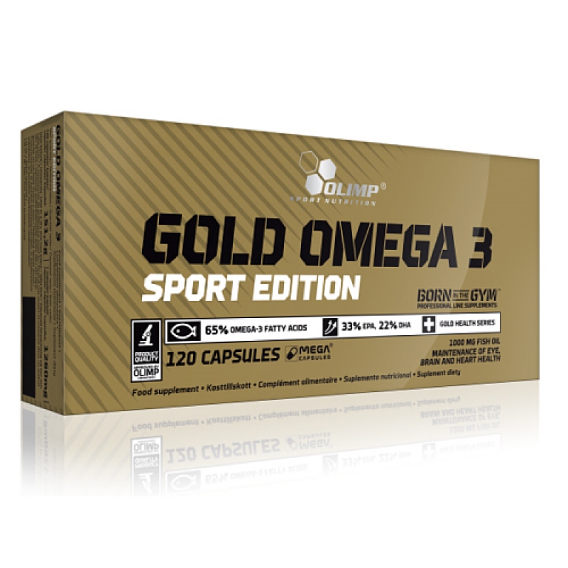 Olimp Gold Omega 3 Sport - 120 Kapseln